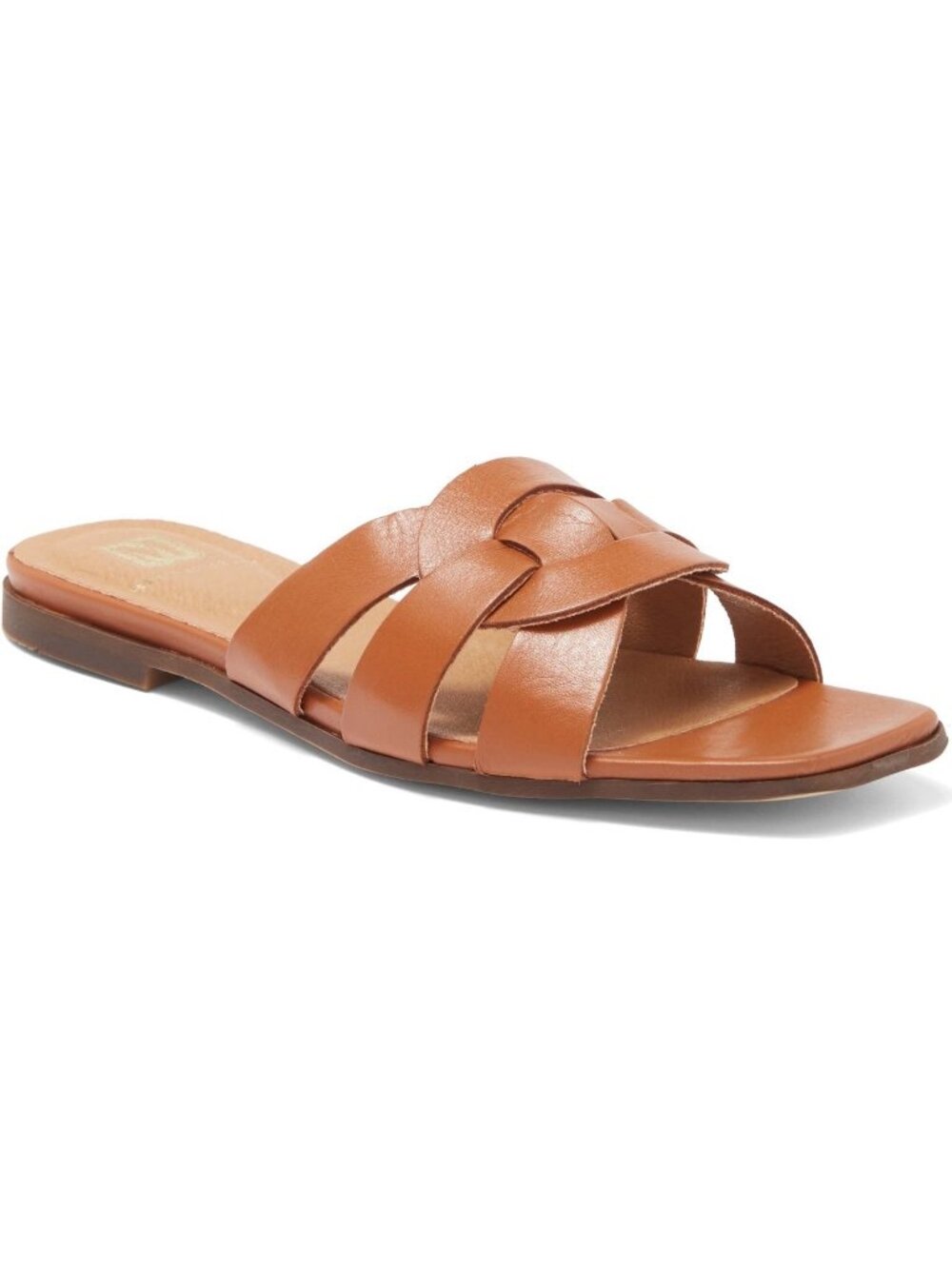 BRUNO MAGLI Alessia cognac leather Sandals slide size 38.5